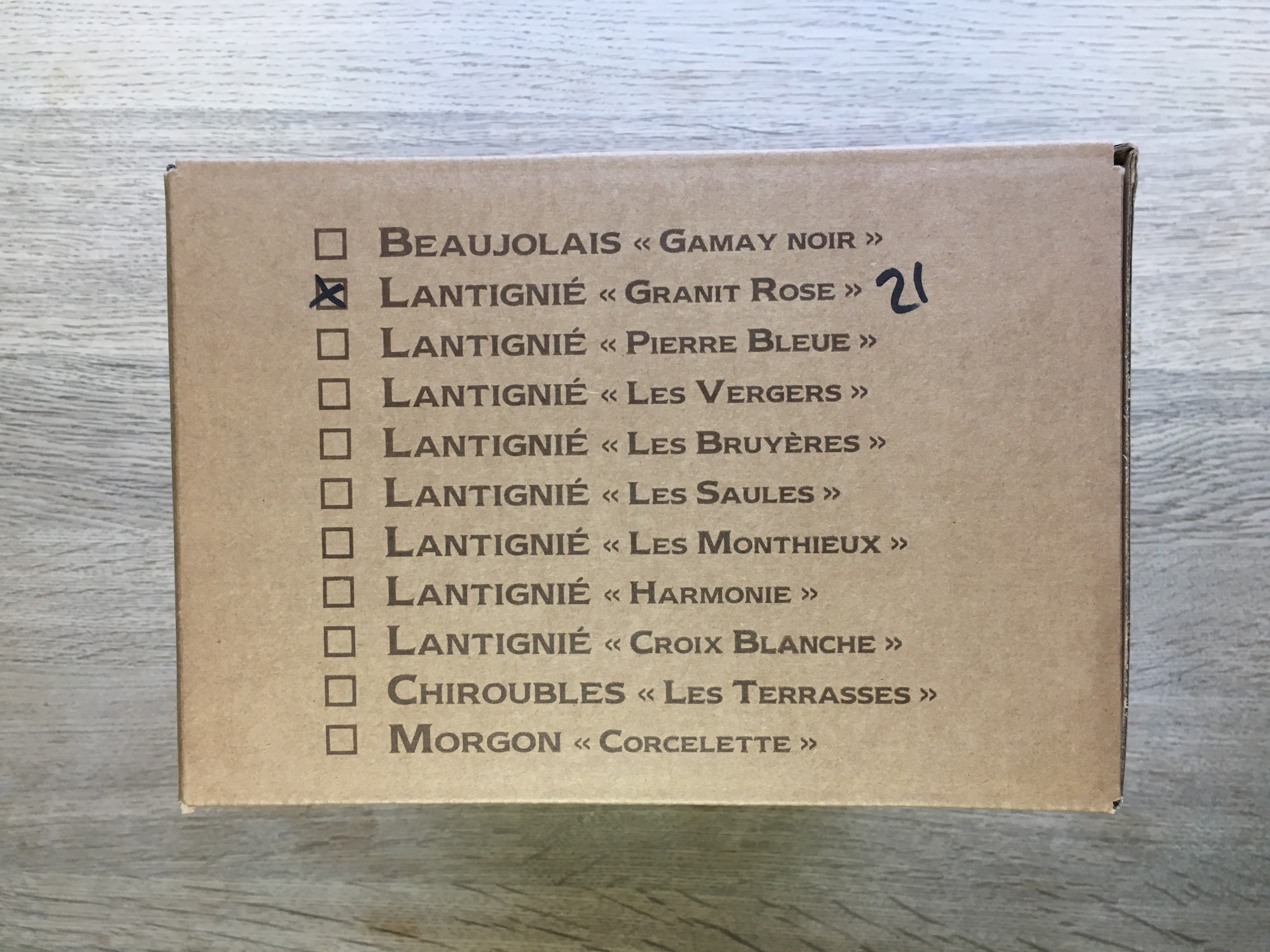 Frédéric Berne Lantignié Granit Rose kasse med 6x75 cl